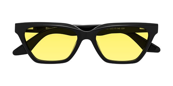 Front of Discolor in Black