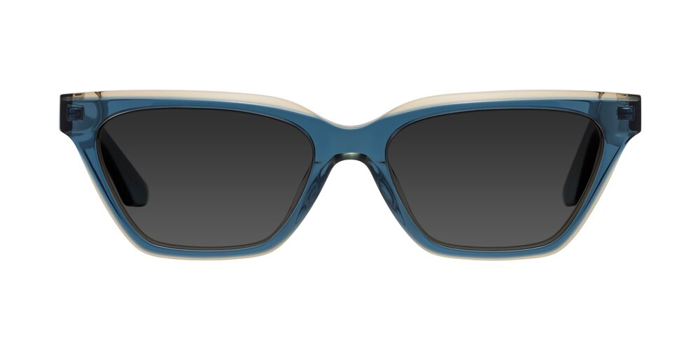 Discolor - Blue/Champagne Tinted Sunglasses