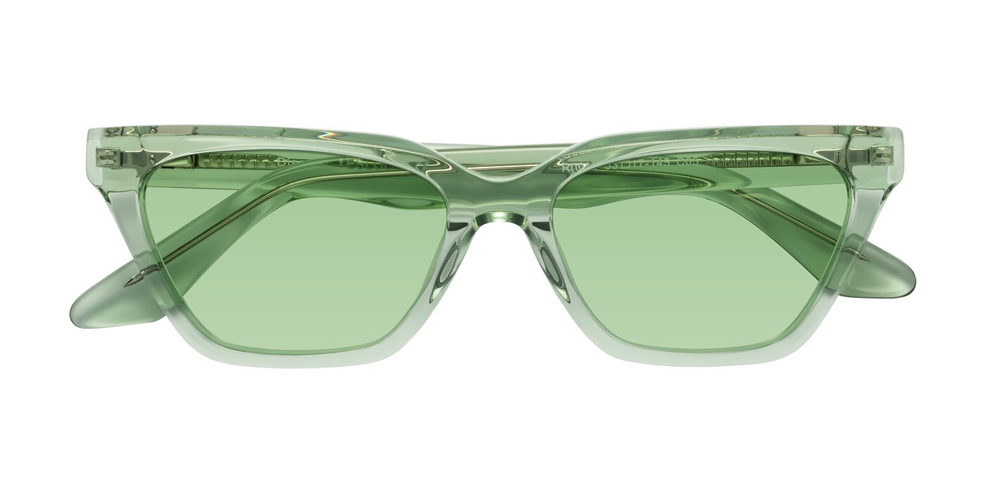 Discolor - Light Green Tinted Sunglasses