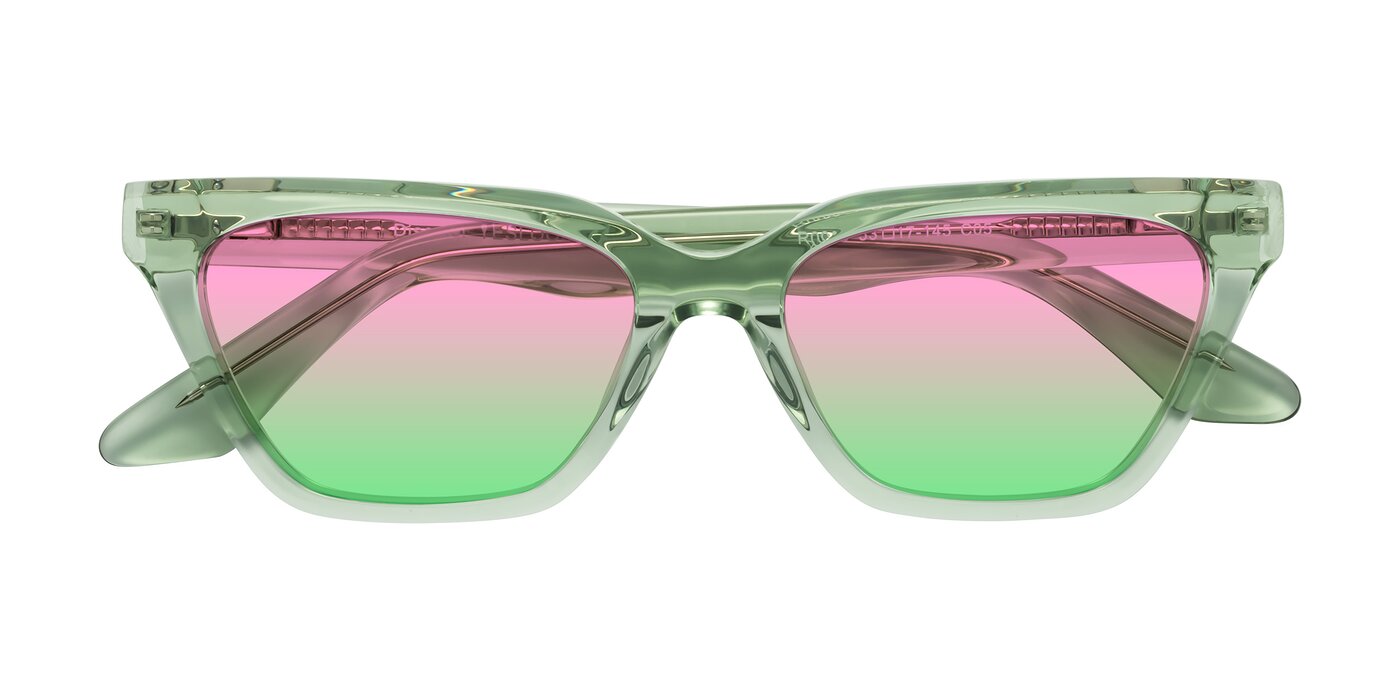 Discolor - Light Green Gradient Sunglasses