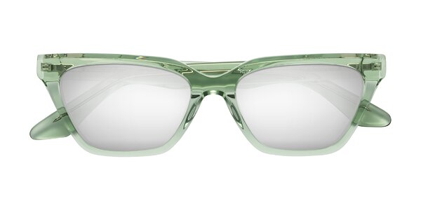 Front of Discolor in Light Green