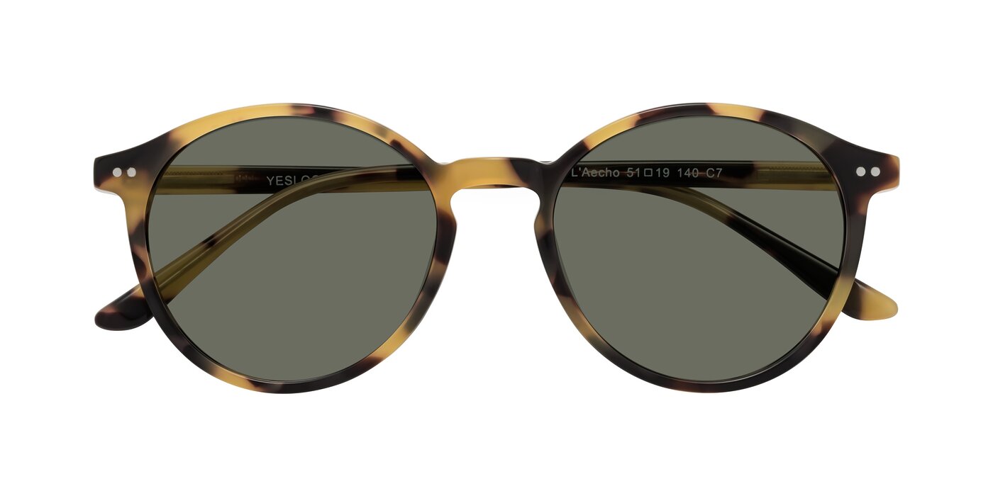 L'Aecho - Ivory Tortoise Polarized Sunglasses