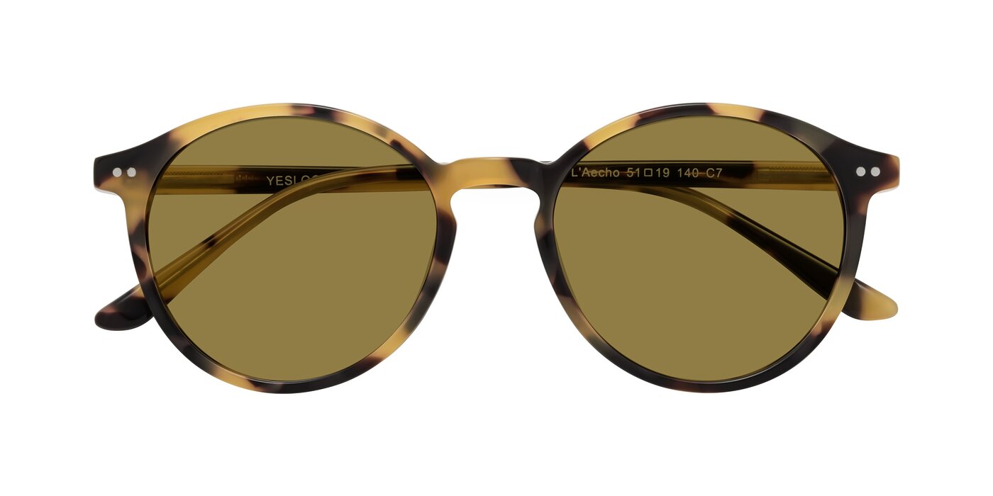 L'Aecho - Ivory Tortoise Polarized Sunglasses