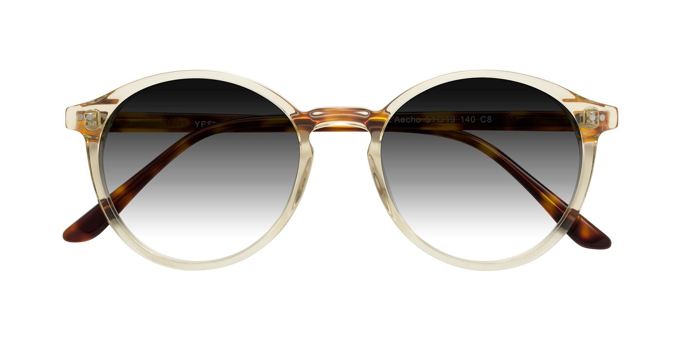 L'Aecho - Champagne Gradient Sunglasses