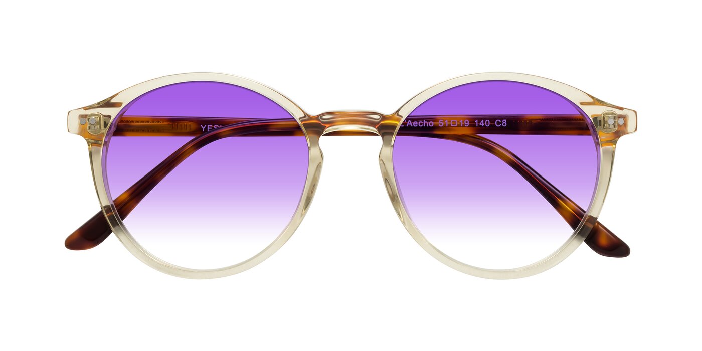 L'Aecho - Champagne Gradient Sunglasses