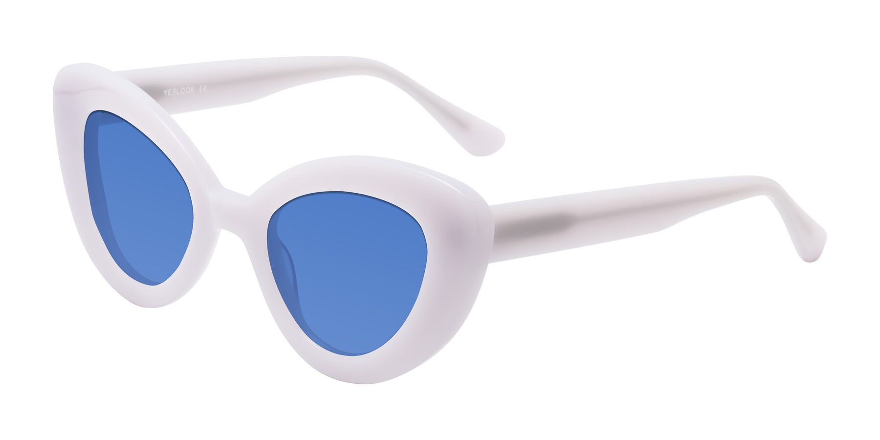 Angle of Moon in Lavender Mist with Blue Tinted Lenses