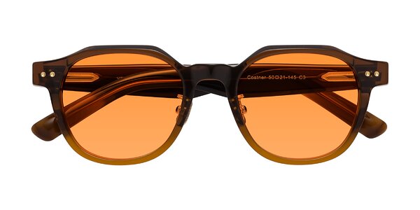 Front of Costner in Gradient Brown