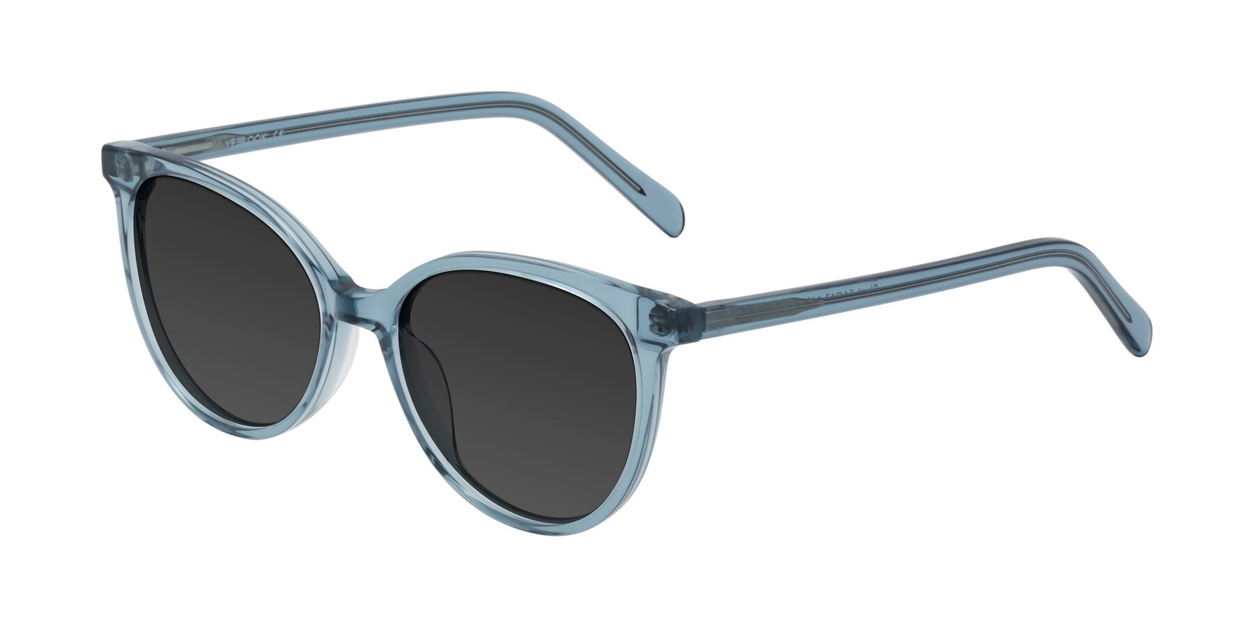 Angle of Blunt in Water Blue with Gray Tinted Lenses