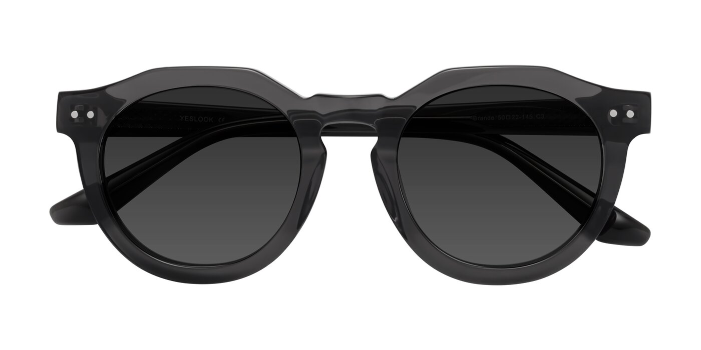 Brando - Dark Gray Tinted Sunglasses