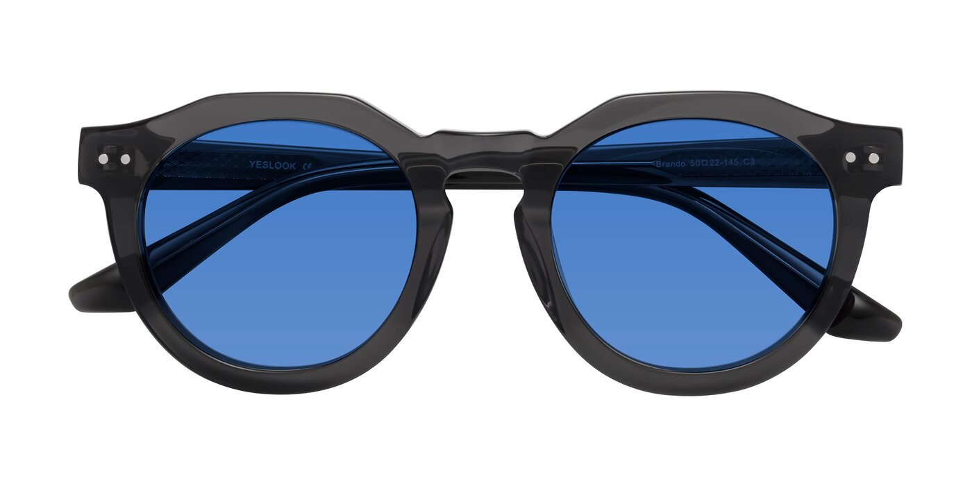 Brando - Dark Gray Tinted Sunglasses