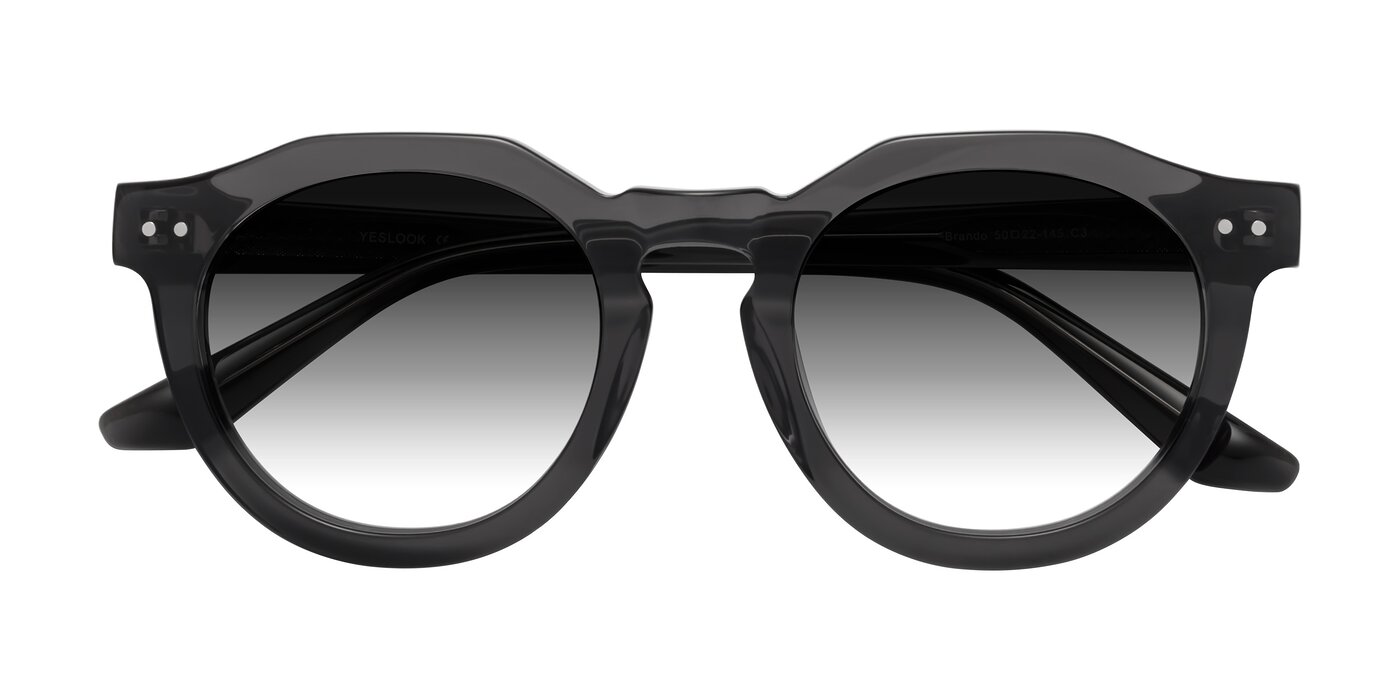 Brando - Dark Gray Gradient Sunglasses