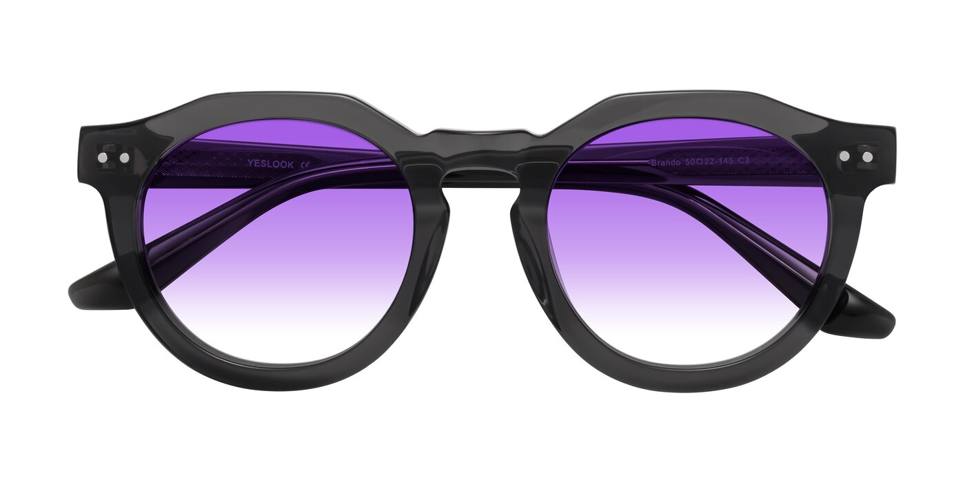 Brando - Dark Gray Gradient Sunglasses