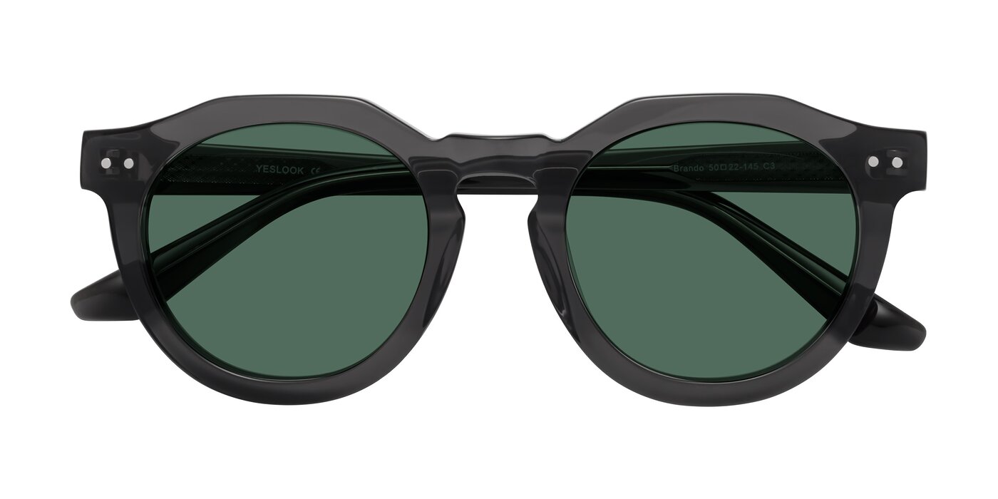 Brando - Dark Gray Polarized Sunglasses
