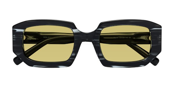 Front of Marlon in Black Striped