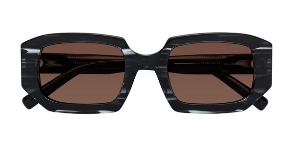 Front of Marlon in Black Striped