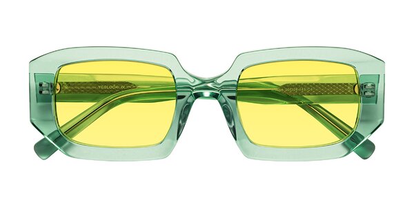 Front of Marlon in Transparent Green