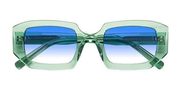Front of Marlon in Transparent Green