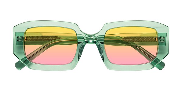 Front of Marlon in Transparent Green