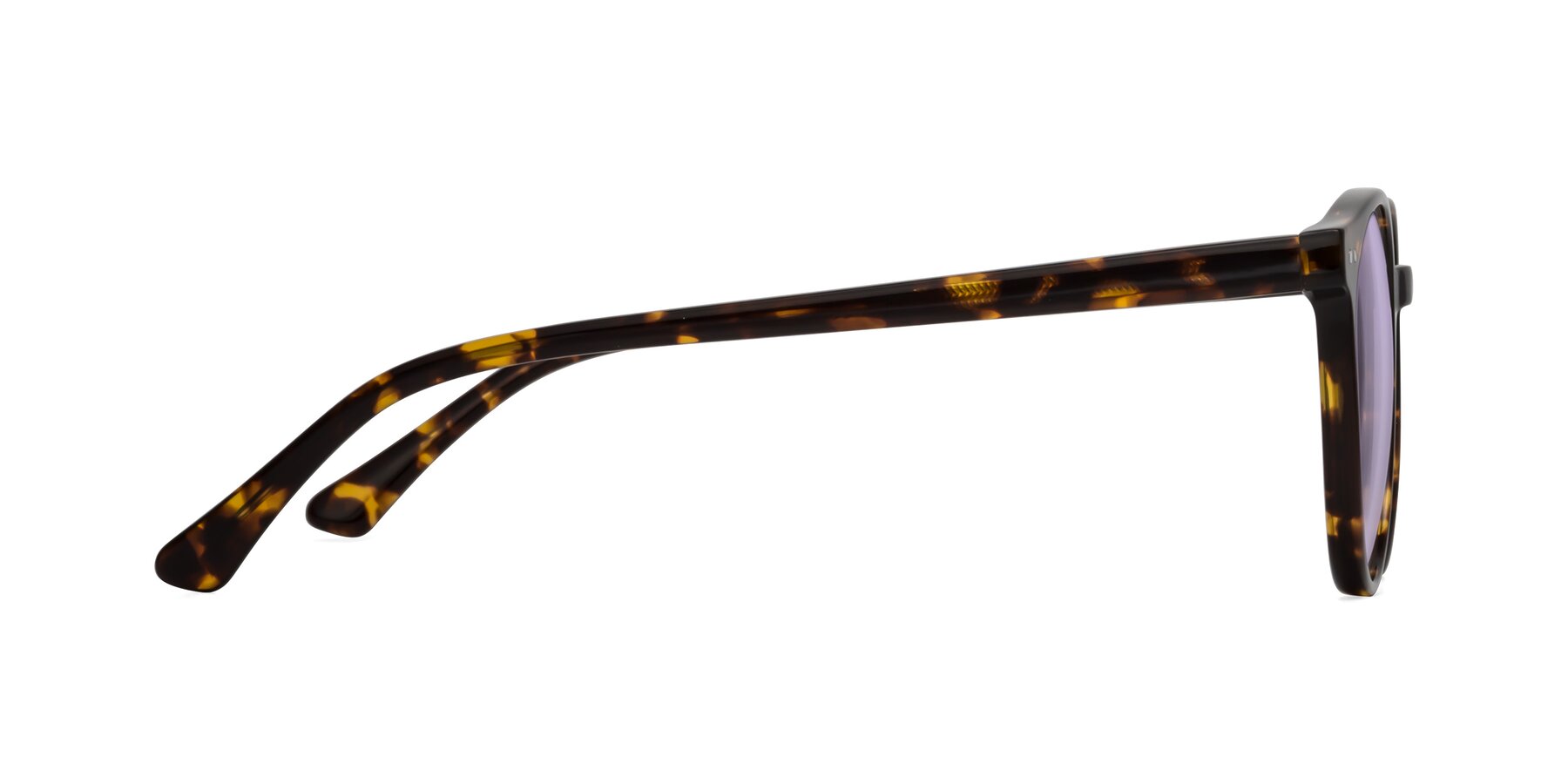 Side of Perfect in Tortoise with Light Purple Tinted Lenses