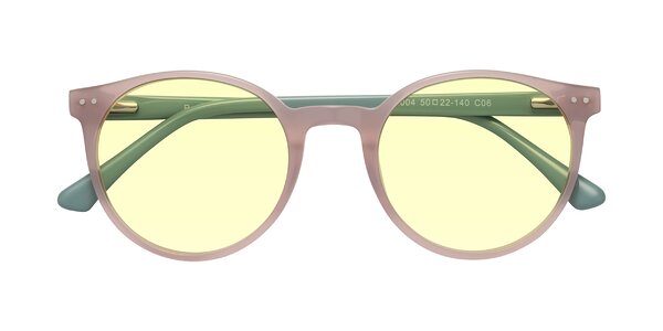 Front of Perfect in Orchid Pink / Foggy Mint