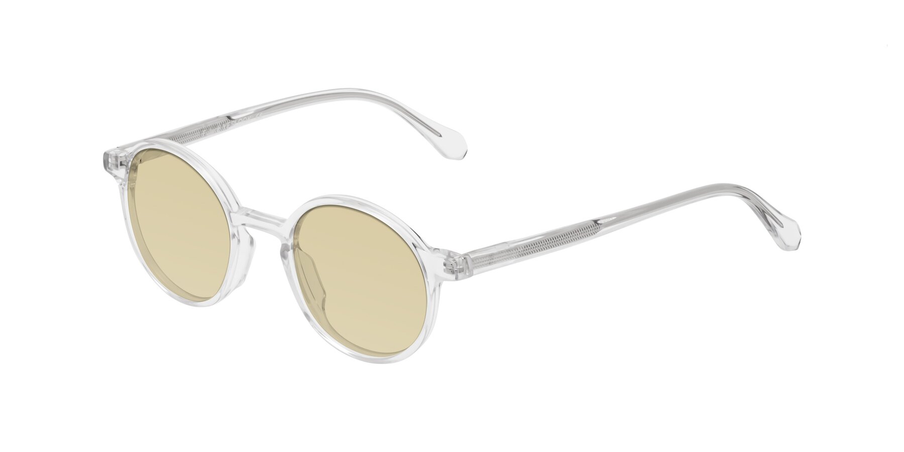 Angle of Future in Clear with Light Champagne Tinted Lenses
