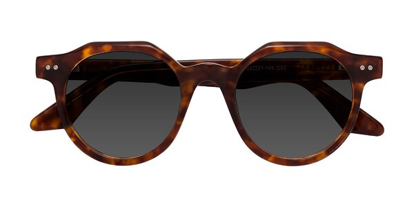 Front of Jeans in Tortoise