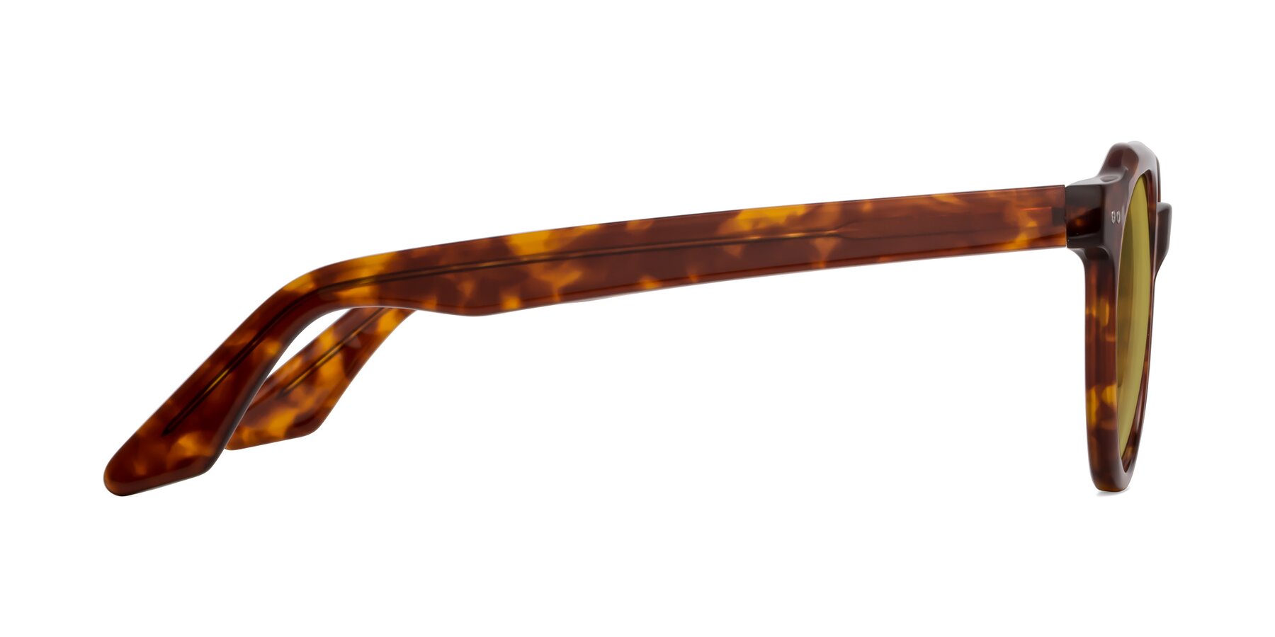 Side of Jeans in Tortoise with Champagne Tinted Lenses