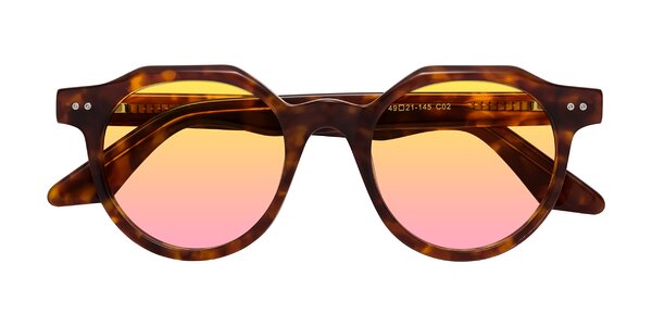 Front of Jeans in Tortoise