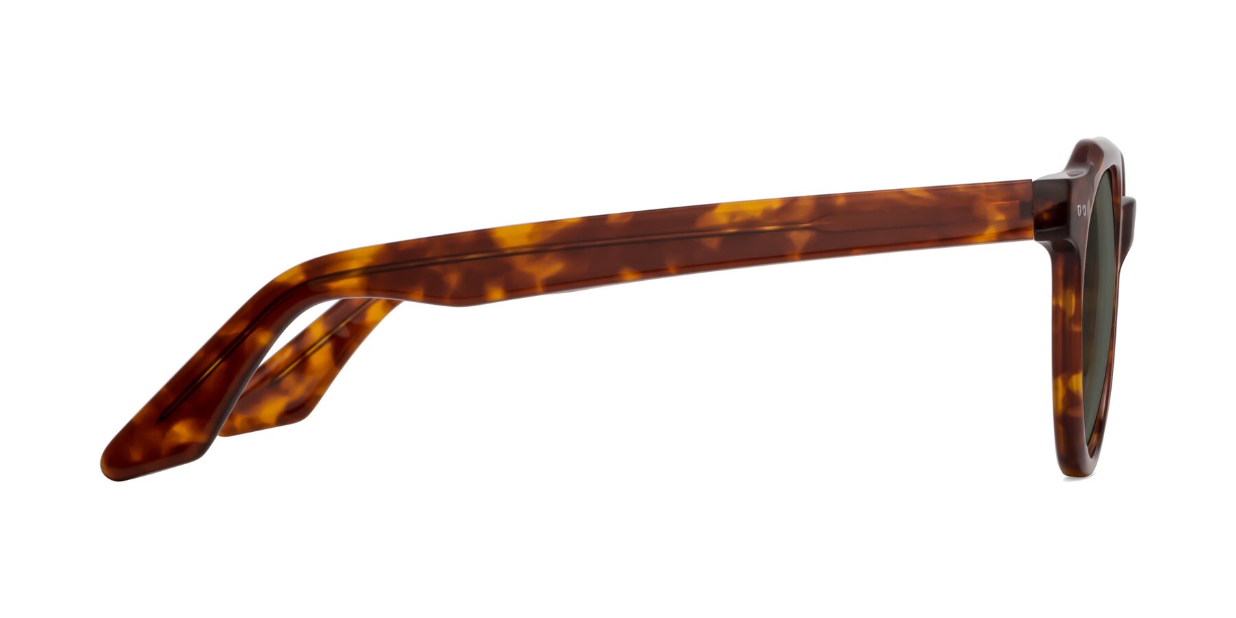 Side of Jeans in Tortoise with Gray Polarized Lenses