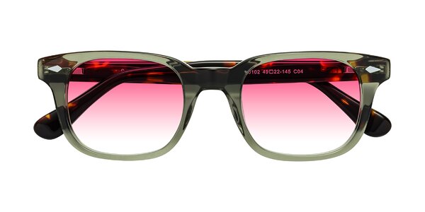 Front of Raemo in Grayish Green / Tortoise