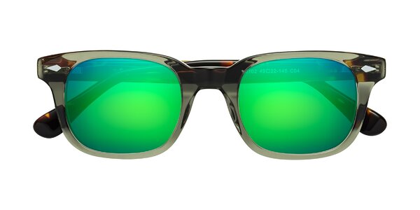 Front of Raemo in Grayish Green / Tortoise