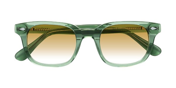 Front of Raemo in Transparent Green