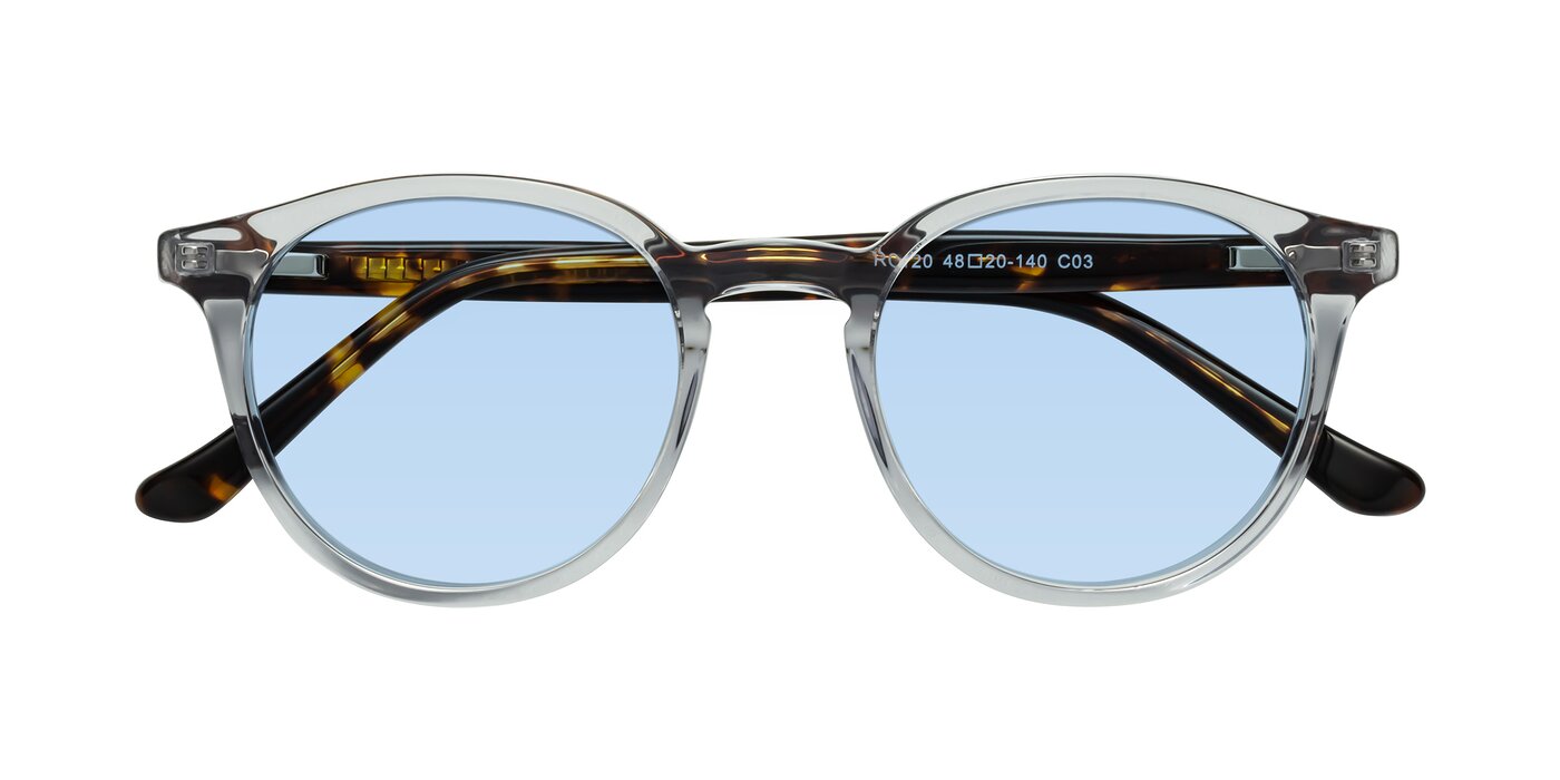 Party - Clear Gray/Tortoise Tinted Sunglasses