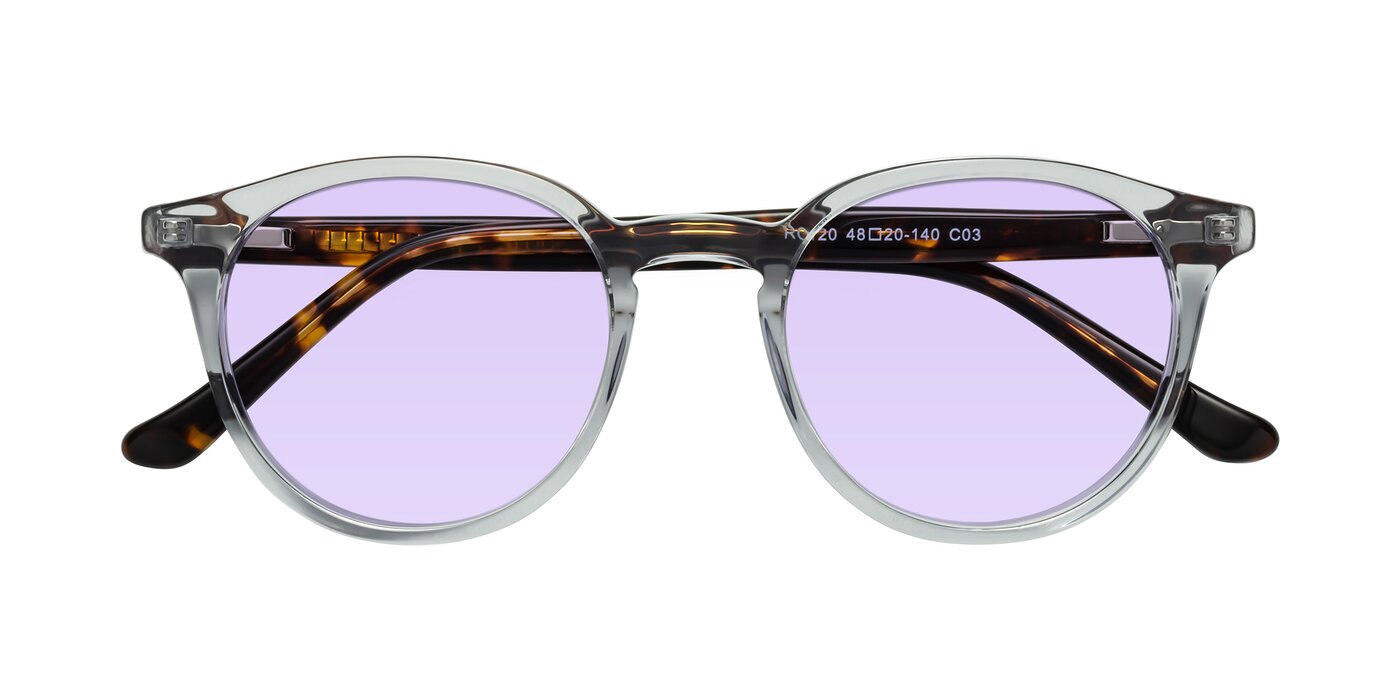 Party - Clear Gray/Tortoise Tinted Sunglasses