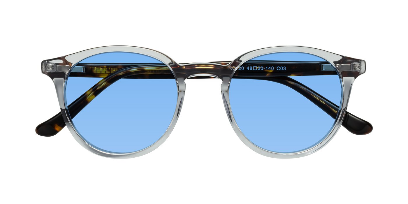 Party - Clear Gray/Tortoise Tinted Sunglasses