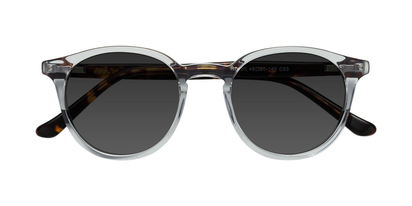 Party - Clear Gray/Tortoise Tinted Sunglasses