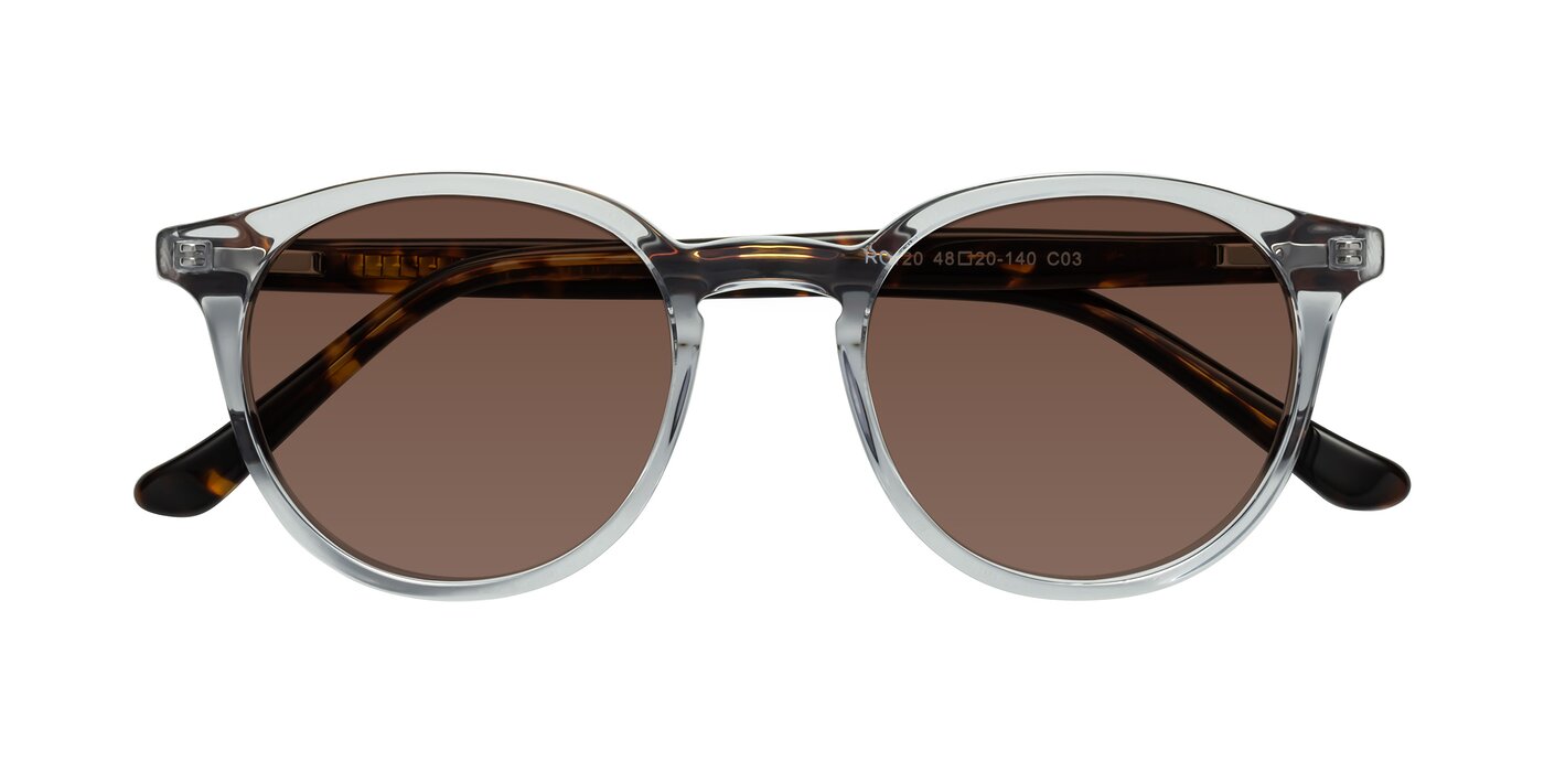 Party - Clear Gray/Tortoise Tinted Sunglasses