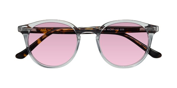 Front of Party in Clear Gray/Tortoise