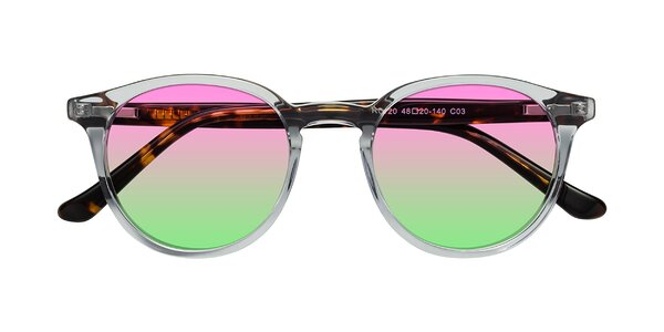 Front of Party in Clear Gray/Tortoise