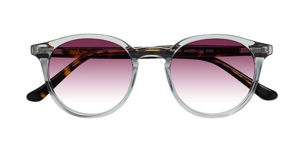 Front of Party in Clear Gray / Tortoise