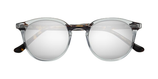 Front of Party in Clear Gray/Tortoise