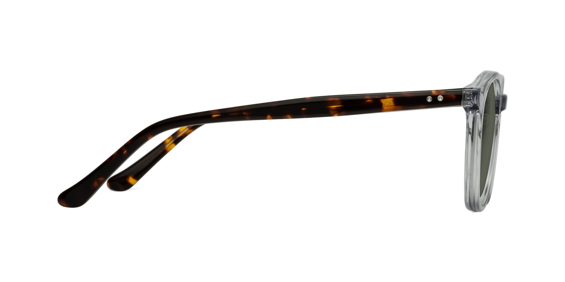 Side of Party in Clear Gray/Tortoise with Gray Polarized Lenses