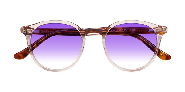 Front of Party in Clear Pink/Tortoise