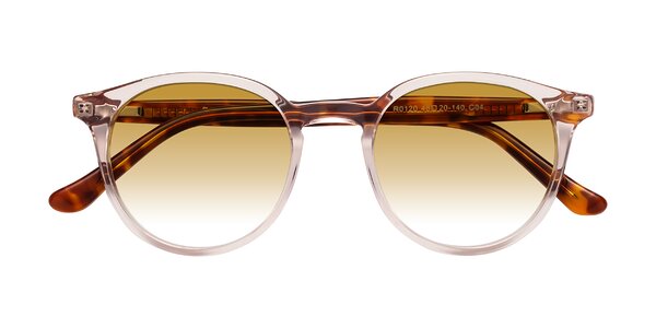 Front of Party in Clear Pink/Tortoise