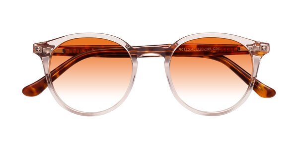 Front of Party in Clear Pink/Tortoise
