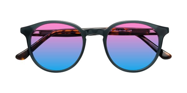 Front of Party in Abyss Blue/Tortoise