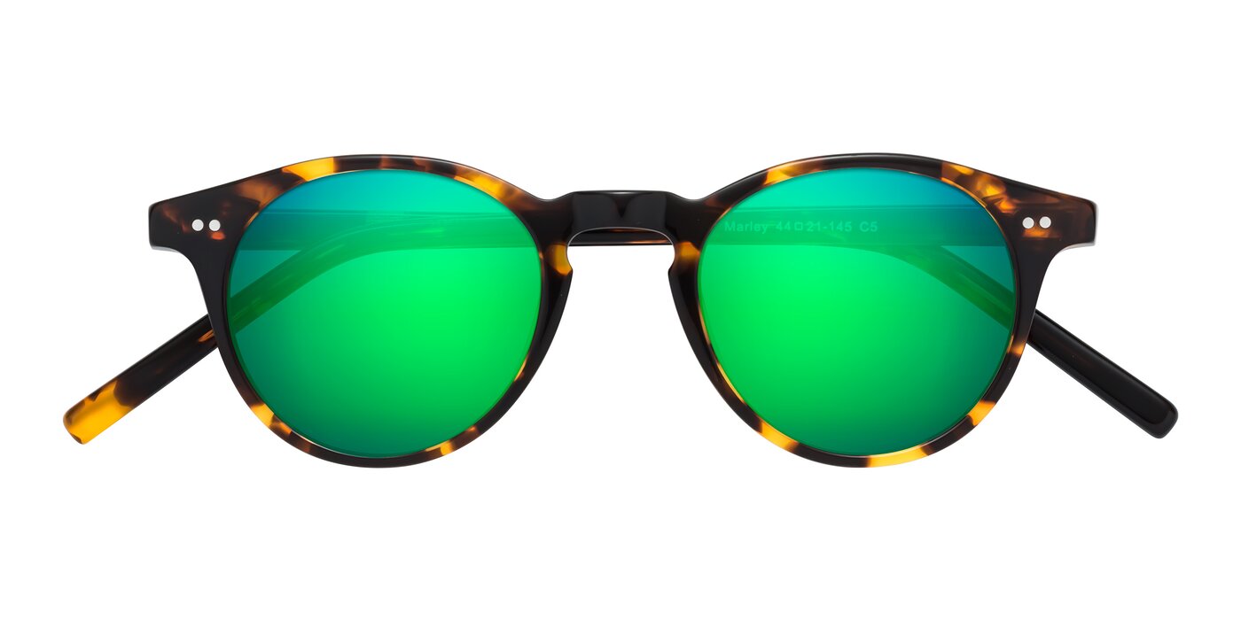 Marley - Tortoise Flash Mirrored Sunglasses