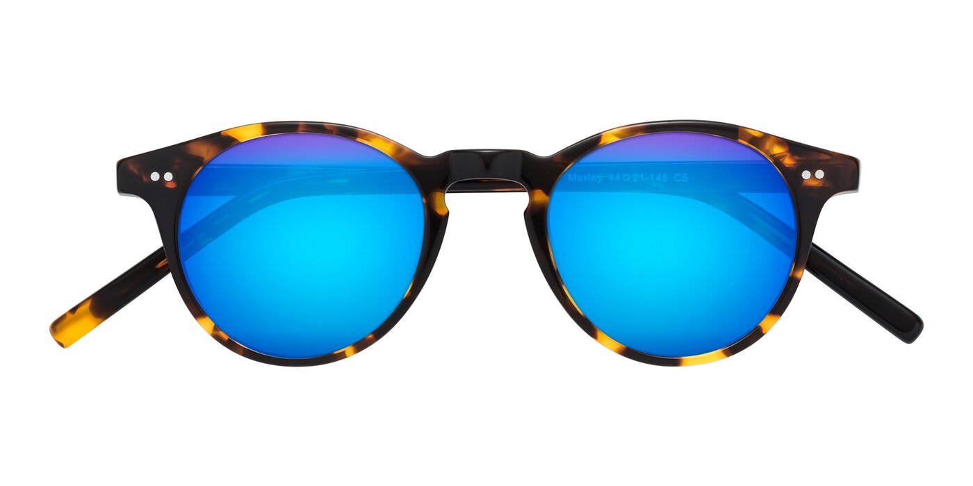 Marley - Tortoise Flash Mirrored Sunglasses