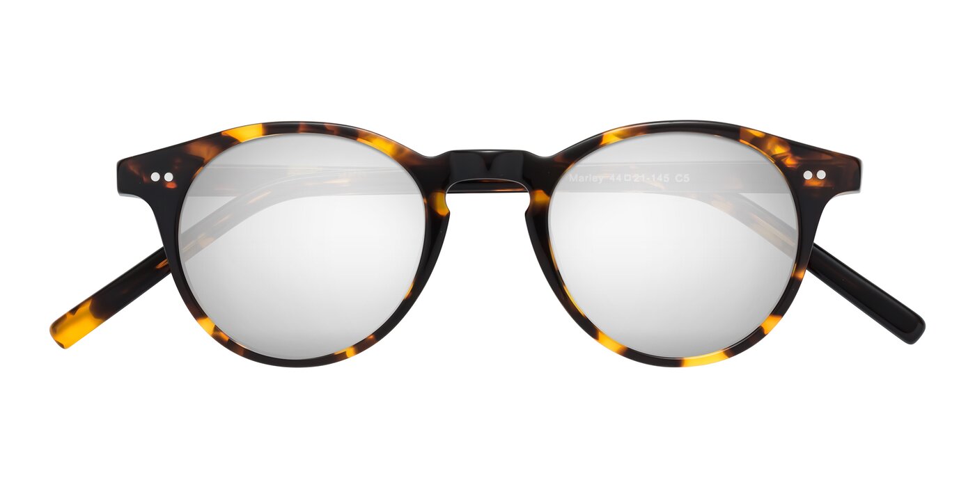 Marley - Tortoise Flash Mirrored Sunglasses