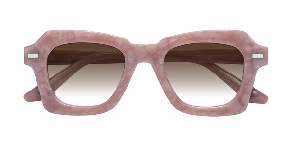 Front of Alden in Plum Marble